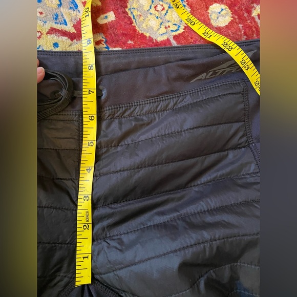 Altra Unisex Black Quilted Athletic Fleece Lined Joggers Men’s M/Women’s L - Picture 8 of 8